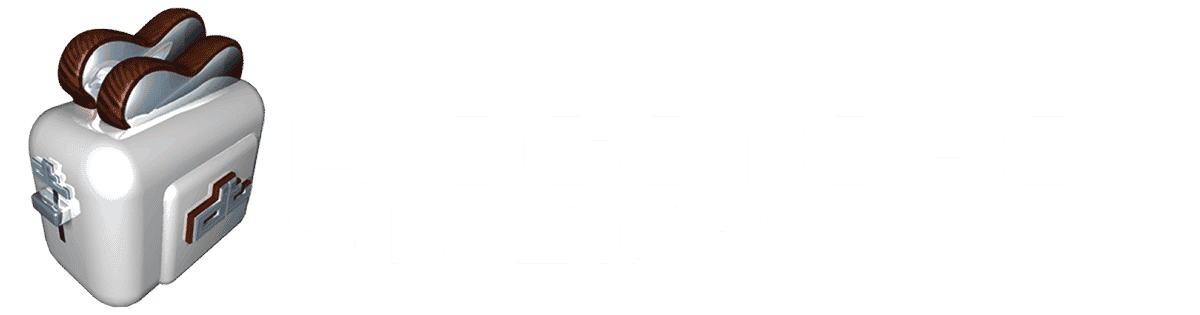 Discotoast Studios logo.